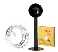 Générique Cafetière moka classique avec poignée, filtre réutilisable, fonctionnement manuel, idéale for la cuisine domestique(Big set)