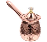 Générique Cafetière Turque en Acier Inoxydable 600 Ml Pot à Lait Multifonction Rose Doré Pichet à Lait Cuisine et Préparation de Café Latte Art et Bar à Café