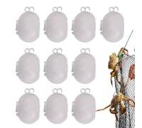 Générique Cage à appâts de pêche conteneur Portable Polyvalent avec Crochet | Porte-appât de pêche pour ver de terre vairon écrevisse carpe poisson-chat truite crapet eau salée étang