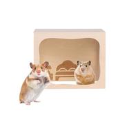 Générique Cage à Hamster en Bois Tunnel en Bois à Toit ouvrant