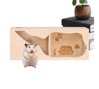 Générique Cage à Hamster en Bois Tunnel en Bois à Toit ouvrant