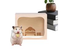 Générique Cage à Hamster en Bois Tunnel en Bois à Toit ouvrant