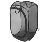 Générique Cage à Insectes Portable en Polyester Noir Filet Anti-Insectes, Ventilation Améliorée, pour L'observation des Petits Animaux et L'exploration en Extérieur
