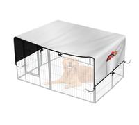 Générique Cage Covers - Oxford Privacy Enclosure Tarp, Waterproof Large Kennel Covers | 210D Pet-Dog Cover for Sunshade Patio Indoor Picnic Outdoor Camping Backyard Beach Park Family Gathering