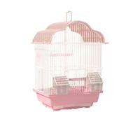 Générique Cage pour Oiseaux Perroquet Équipée d'un Crochet Robuste Bol à Nourriture Amovible Structure en Métal Léger Fond Hygiénique à Tiroir Adaptée aux, Je