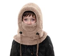 Générique Cagoule d'hiver Thermique pour Enfants 3-10 Ans Multifonction Coupe-Vent Réglable Écharpe de Ski Bonnet en Polaire Chaude Casquette Tour de Cou écharpe pour Garçons Filles