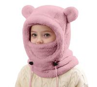 Générique Cagoule d'hiver Thermique pour Enfants 3-10 Ans Multifonction Coupe-Vent Réglable Écharpe de Ski Bonnet en Polaire Chaude Casquette Tour de Cou écharpe pour Garçons Filles