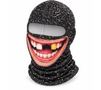 Générique Cagoule Ski Drole Masque Realiste Face Integral Moto Homme | Impression 3D Amusant Look Hivernal Hilarant Couverture Intégrale de La Tête pour Le Ski Sport