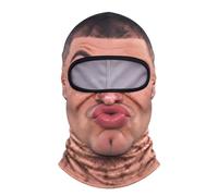 Générique Cagoule Ski Fun Old Man, Masque de Ski DrôLe Visage RéAliste, 03 | Masque Facial Complet Coupe-vent Imprimé en 3D, Cagoule de Ski de Vieil Homme Réalistes pour Adultes