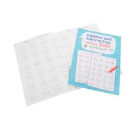 Générique Cahier 2 Livres Papier de Mathématiques D'exercices pour Débutants Addition et Soustraction Renforçant le Raisonnement Logique pour Pratique Quotidienne à L'école