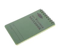 Générique Cahier à Spirale Étanche Vert en Papier Solide, Résistant Déformation, pour L'écriture Quotidienne Croquis en Extérieur