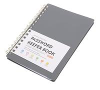 Générique Cahier A6 à Spirale avec Onglets Alphabétiques Mot de Passe | Pages D’index et Notes Supplémentaires, Format Poche Pratique, pour Adresses, Rappels et Connexions hors Ligne
