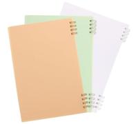 Générique Cahier de Note Spirale à Sections Morceaux, Pages Lignées 100 G | Couverture Plastique Mate, Reliure Double Fil, Ouverture à Plat, pour Garçon Fille et Listes au Quotidien