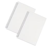 Générique Cahier Spirale Minimaliste Pp Transparent Pages Lignées, Écriture Fluide et 2pcs pour Journal Intime ou Fêtes à Thème