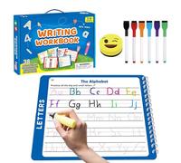 Générique Cahiers De Tracé Pour - Cahiers Effaçables De Tracé D'alphabet | Fournitures Éducatives Pour Apprentissage À Domicile Et Activités Préscolaires Pour Divertissement En Voyage
