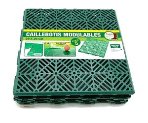 Générique Caillebotis Plastiques - Vendus par 5 Vert 1,5 cm