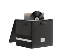 Générique Caisse À Disques,Porte-Disques Ignifuge | Porte-Albums Étanche,Pour Emballage des Livres, Magazines, Documents Photo, pour la Maison et les