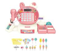 Générique Caisse enregistreuse Jouet, Caisse enregistreuse pour | Faire Semblant de Jouer de l'argent | Ensemble de Jeu d'épicerie, Calculatrice de Jeu de Simulation éducative pour garçons Filles