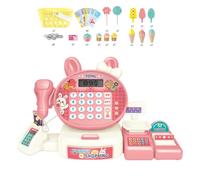 Générique Caisse enregistreuse pour, Jouet de Caisse enregistreuse | Caisse Jouet Interactive | Ensemble de Jeu d'épicerie, Calculatrice de Jeu de Simulation éducative pour garçons Filles