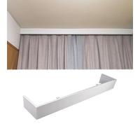 Générique Caisson de Rideau en Aluminium, cantonnière de Plafond de 4 m (13,1 pi), Rail de Rideau et Panneau de Store dissimulés, vis incluses, Habillage décoratif de fenêtre Long