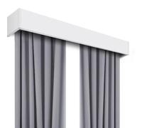 Générique Caisson de Rideau Extra Long en Aluminium Robuste - Corniche de 1,70 m avec Rails pour cantonnière, idéal pour la décoration de la Chambre et du Salon