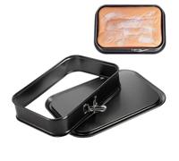 Générique Cake Baking Pans Rectangular Nonstick Reusable EasyRelease
