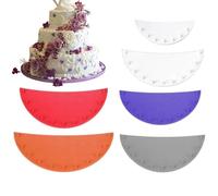 Générique Cake Decorating Guide, Ruffle Tool Set, 6 Piece Arch Writing Stencil Template, Precision Baking Design, for Home Kitchen Dining Room Restaurant Culinary Gathering Cafe Dessert Use Kit**