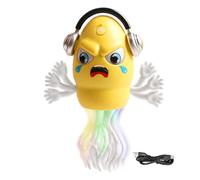 Générique Calamar Dansant | Calamar Evitant Les Obstacles Rampant | Pieuvre Musicale Lumineuse Rechargeable pour Jeu sur Le Ventre,Jeu Danse Ventre Noël Anniversaire Filles Garçons Nourrison