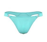 Générique Calecon Homme Boxer Homme, sous-vêtements Homme en Soie Glacée Translucide à Taille Basse Modèles G-String et Tanga Confortables