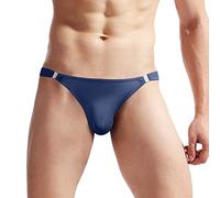 Générique Calecon Homme Boxer Homme, sous-vêtements Homme en Soie Glacée Translucide à Taille Basse Modèles G-String et Tanga Confortables