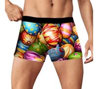 Générique CaleçOn Homme,Boxers Respirants Tendance Boxers ImpriméS NuméRiques en 3D (Dark Blue, L)