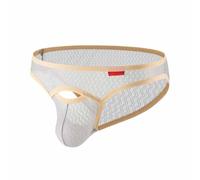 Générique Caleçon Homme en Fibre Glacée Respirant Bas de Taille avec Dentelle Style Séduisant sous-Vêtement Confortable pour Le Quotidien Slip Doux Et Élégant Look Intime Tendance