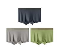 Générique Calecon Homme, Homme Respirant en Coton Souple sans Coutures Confortable pour Un Quotidien Léger et Agréable 3pièces