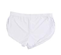 Générique Calecon Homme Personnalisé - Shorts Caleçon Bulge sous-Vêtements Lettre Mémoires Couleur Sexy Hommes Pochette sous-vêtements pour Hommes (White XL)