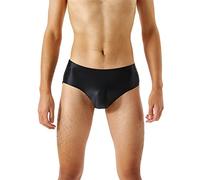 Générique Calecon Homme, Slips Homme en Tissu Soie Brillant Confort Ultime sans Coutures Élasticité Haute Taille Modèles Transparents