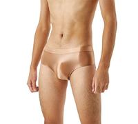 Générique Calecon Homme, Slips Homme en Tissu Soie Brillant Confort Ultime sans Coutures Élasticité Haute Taille Modèles Transparents