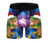 Générique Caleçon Personnalisé Homme, Boxer Noël Sport en Coton, Pas Cher Rigolo Microfibre Shorty Transparent Sous-Vêtements