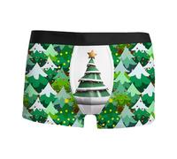 Générique Caleçon Personnalisé Homme - Boxer Noël Sport en Coton, Pas Cher, Rigolo, Microfibre, Shorty Transparent Sous-Vêtements - Nouveauté