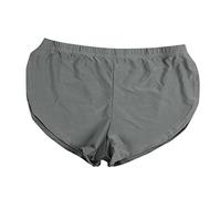 Générique Calecons Homme - Shorts Caleçon Bulge sous-Vêtements Lettre Mémoires Couleur Sexy Hommes Pochette sous-vêtements pour Hommes (Grey XL)