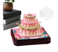 Générique Calendrier 3D 2026-2026 Bloc-notes Gâteau Arts Créatifs | Calendriers De Bureau Gâteau Notes Autocollantes - Pour Décor Maison Housewarming Nouvel An Bureau École Dortoir Appartement