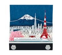 Générique Calendrier De Bureau 3D - Carnet Montagne À Pages Détachables | Sculpture Bloc-Notes,Pour Étude, Écriture, Organisation, Décoration, Noël, Saint-Valentin, Adulte,