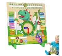Générique Calendrier Quotidien pour Les | Calendrier du Conseil D'administration De Toddler Weather - Amusant Tire Time Teaching Teaching Clock, Toys Et Education Toys, for Kids