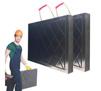 Générique Cales de stabilisation Robustes pour camions-nacelles - Lot de 2 30 x 30 x 5 cm | Cales de cric et de nivellement, Blocs stabilisateurs avec poignée pour remorques et grues