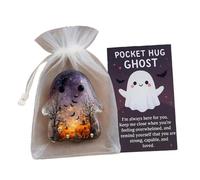 Générique Câlin de Poche Mignon Porte- Cadeau Inspirant Souvenir Décoratif avec Une Carte de Message D'Encouragement Adapté pour Les Amis et Les, Violet