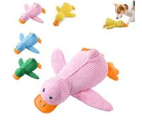 Générique Calming Duck Toy for Dogs,2025 Cute Yellow Calming Duck,The Mellow Dog,Crinkle Squeaky Plush Yellow Stuffed Chew Toys (Pink is Small)
