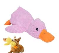 Générique Calming Duck Toy for Dogs, Vivahine Calming Duck Toy, 2025 New The Mellow Dog Emotional Support, Squeak for Small, Indoor Small (Pink)