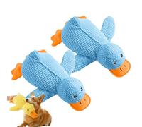 Générique Calming Duck Toy for Dogs, Vivahine Calming Duck Toy, 2025 New The Mellow Dog Emotional Support, Squeak for Small, Indoor Small (Blue*2)