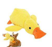 Générique Calming Duck Toy for Dogs, Vivahine Calming Duck Toy, 2025 New The Mellow Dog Emotional Support, Squeak for Small, Indoor Small (Yellow)