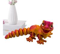 Générique Caméléon imprimé en 3D - Mini Ornement de lézard de Maison | Fidget Bureau Jouet Statue de Reptile pour Garçons Dortoir Salon Chambre Couloir | Décoration de Collection réaliste et colorée.