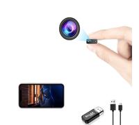 Générique Caméra à Distance sans Fil HD1080P, Mini caméra de Surveillance intérieure/extérieure, avec détection de Mouvement et Vision Nocturne,Facile à Utiliser,Enregistrement continu,